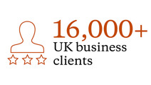 16000 UK business clients